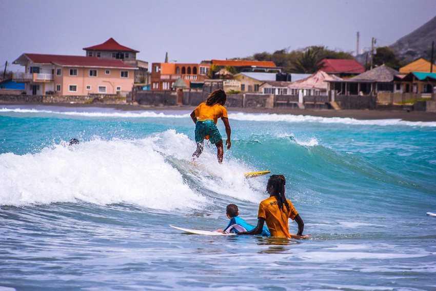 Lighthouse Surf Beach in Bull Bay, Kingston Lighthouse Surf Beach in Bull Bay, Kingston