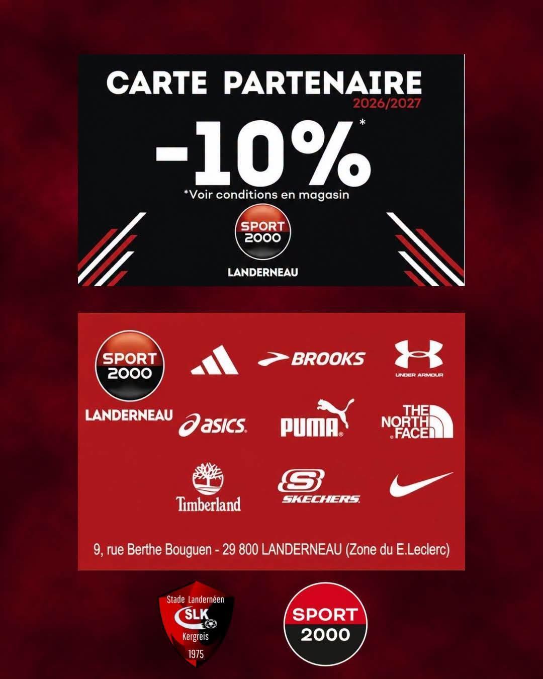 Offre de notre partenaire Sport 2000