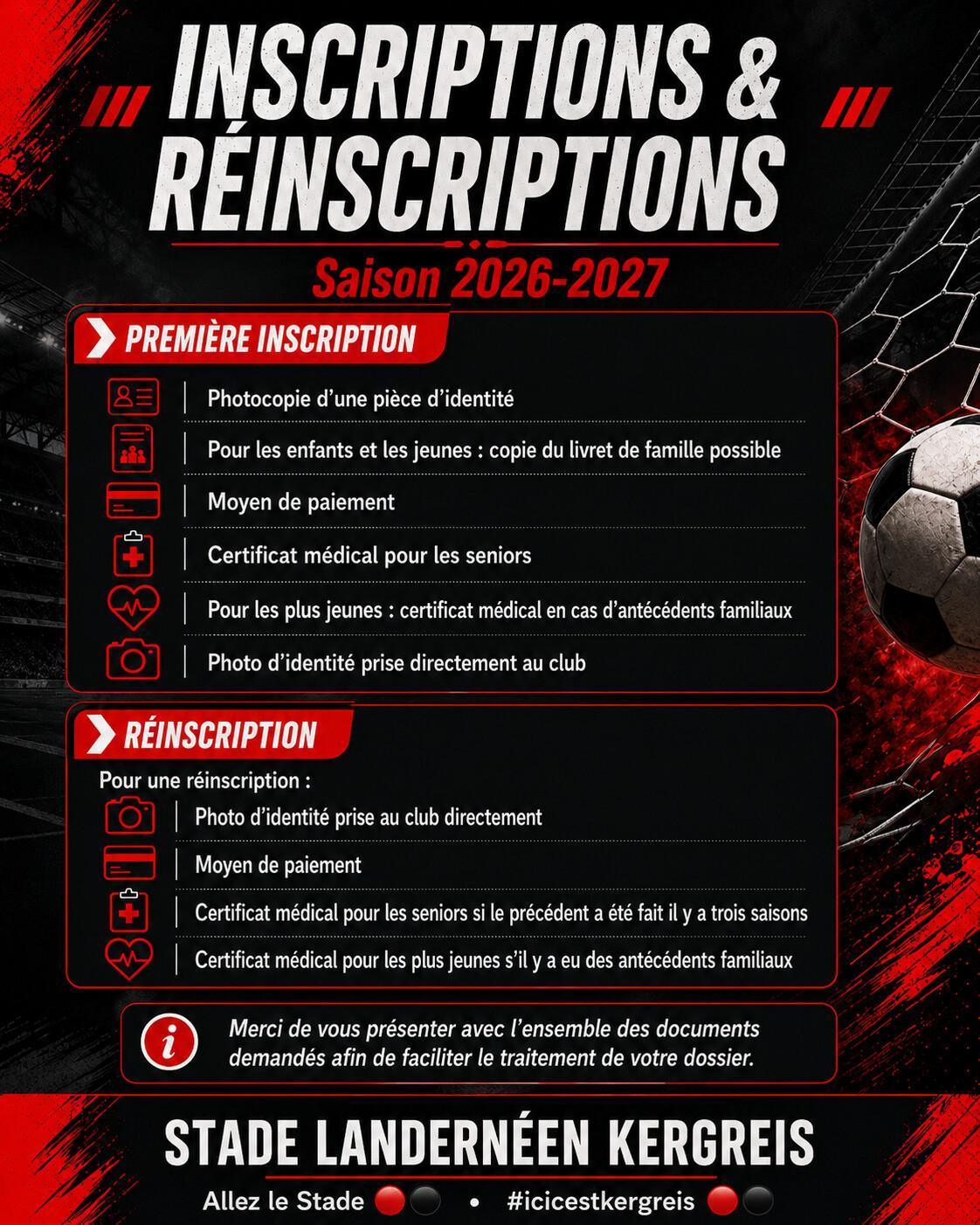 Documents pour les licences