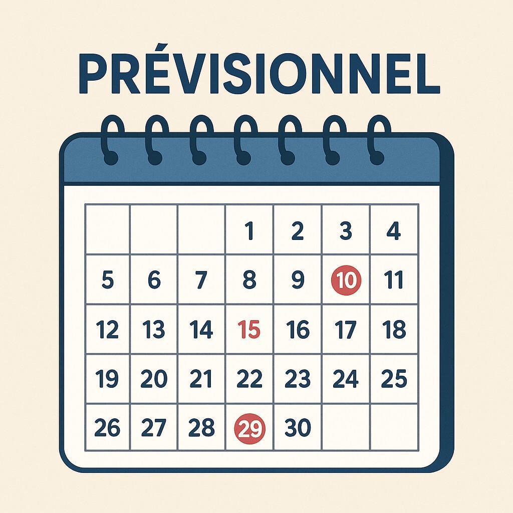 Prévision dates de NAO , Salariales et CSEC