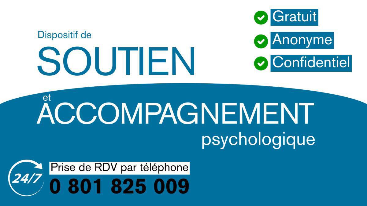 Dispositif de soutien et accompagnement psychologique