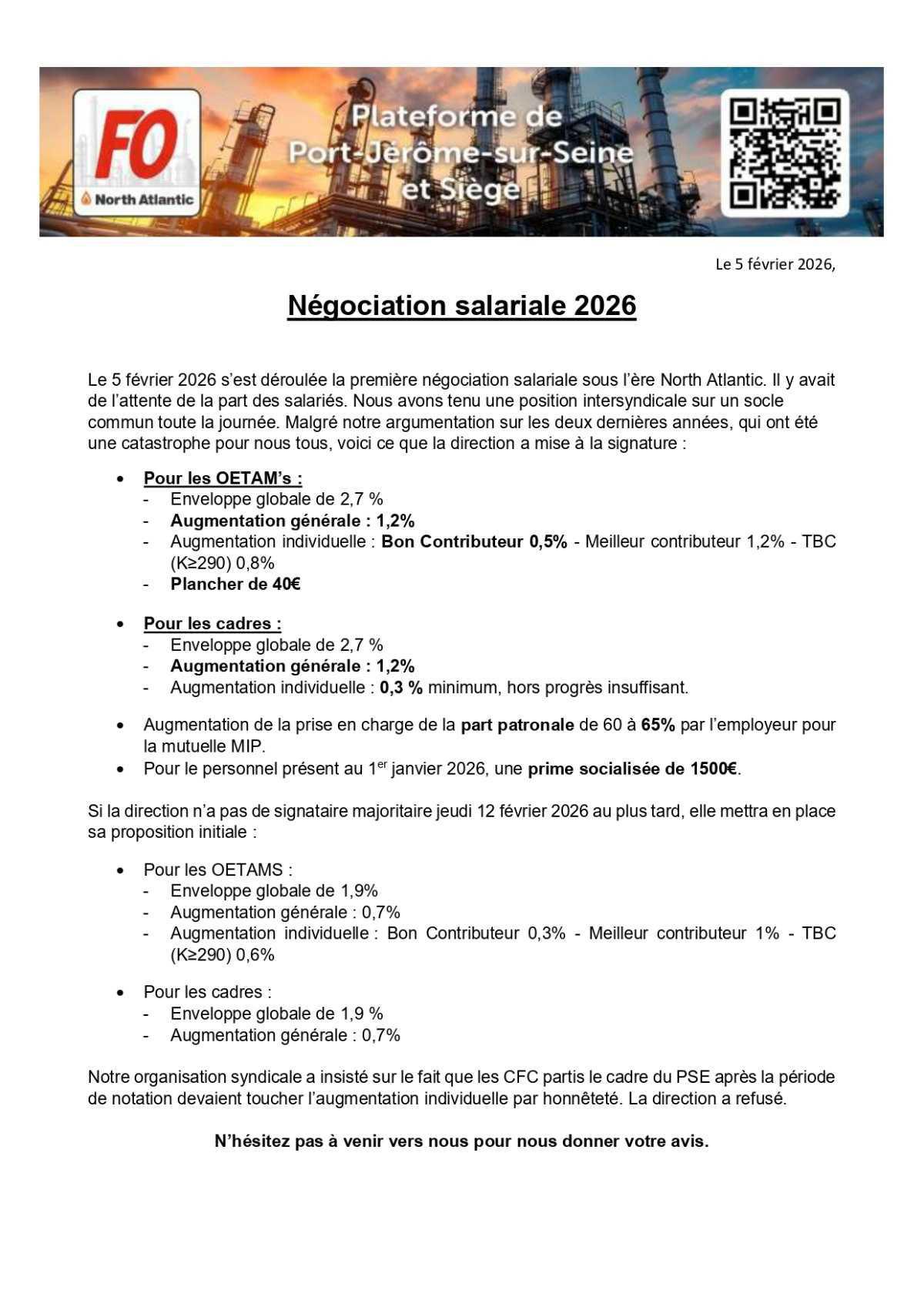Tract Négociation salariale