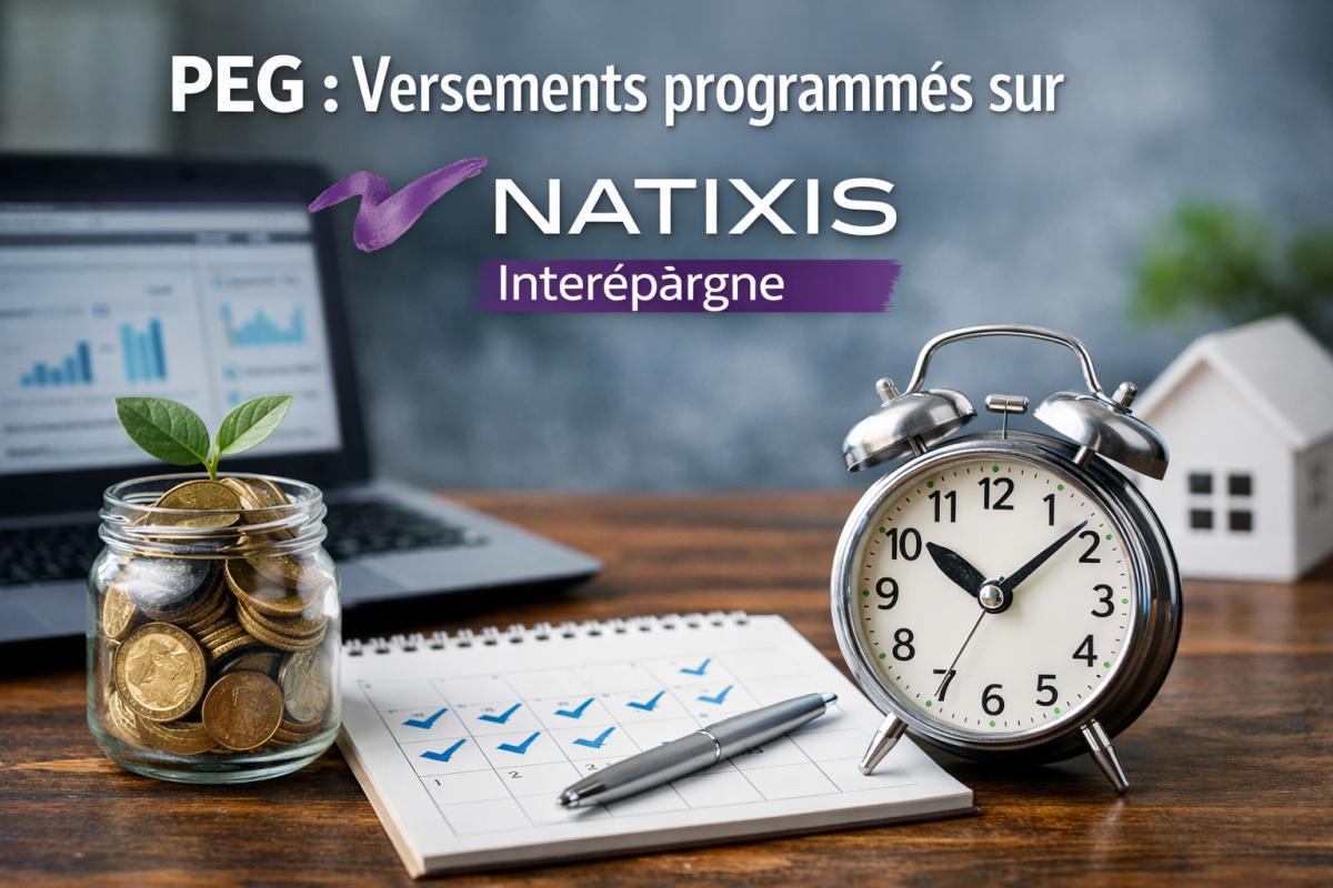 PEG: versements programmés sur Natixis PEG: versements programmés sur Natixis