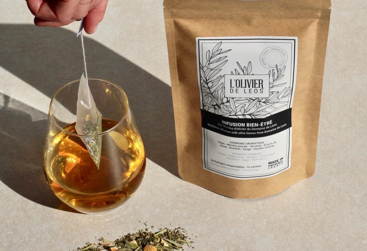 L'Olivier de Leos lance son infusion bien-être : quand le goût de la Provence rime avec conscience écologique L'Olivier de Leos lance son infusion bien-être : quand le goût de la Provence rime avec conscience écologique