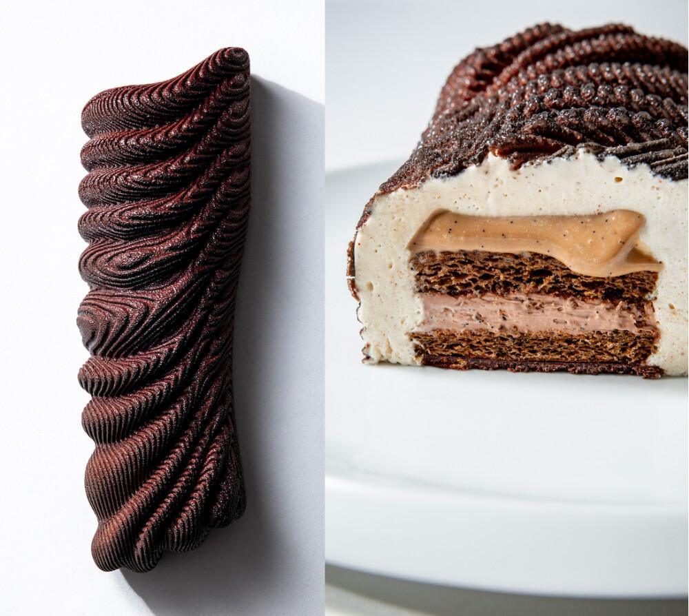 Yannick Alléno dévoile sa première bûche de Noël, une création sculpturale inspirée du Japon Yannick Alléno dévoile sa première bûche de Noël, une création sculpturale inspirée du Japon