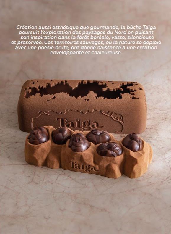 Découvrez la bûche Taïga : la bûche signature de Yann Couvreur Patissierie !