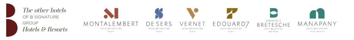 Bel Ami Hotel ***** - 5 stars Hotel in Paris I B Signature Bel Ami Hotel ***** - 5 stars Hotel in Paris I B Signature