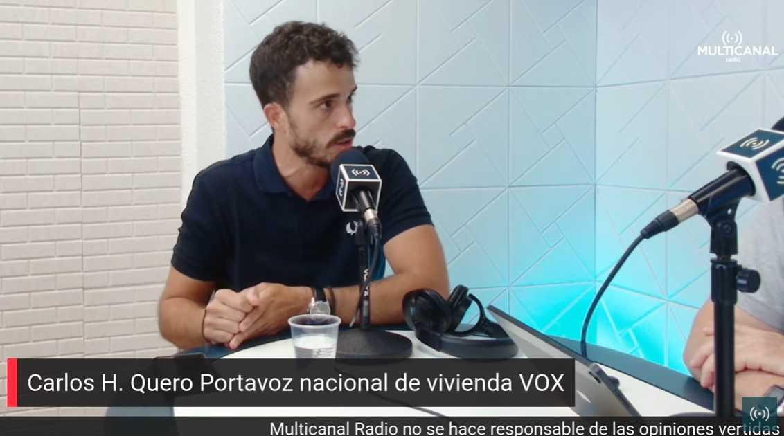 Entrevista 🔴en directo a Carlos H. Portavoz Nacional de Vivienda de Vox