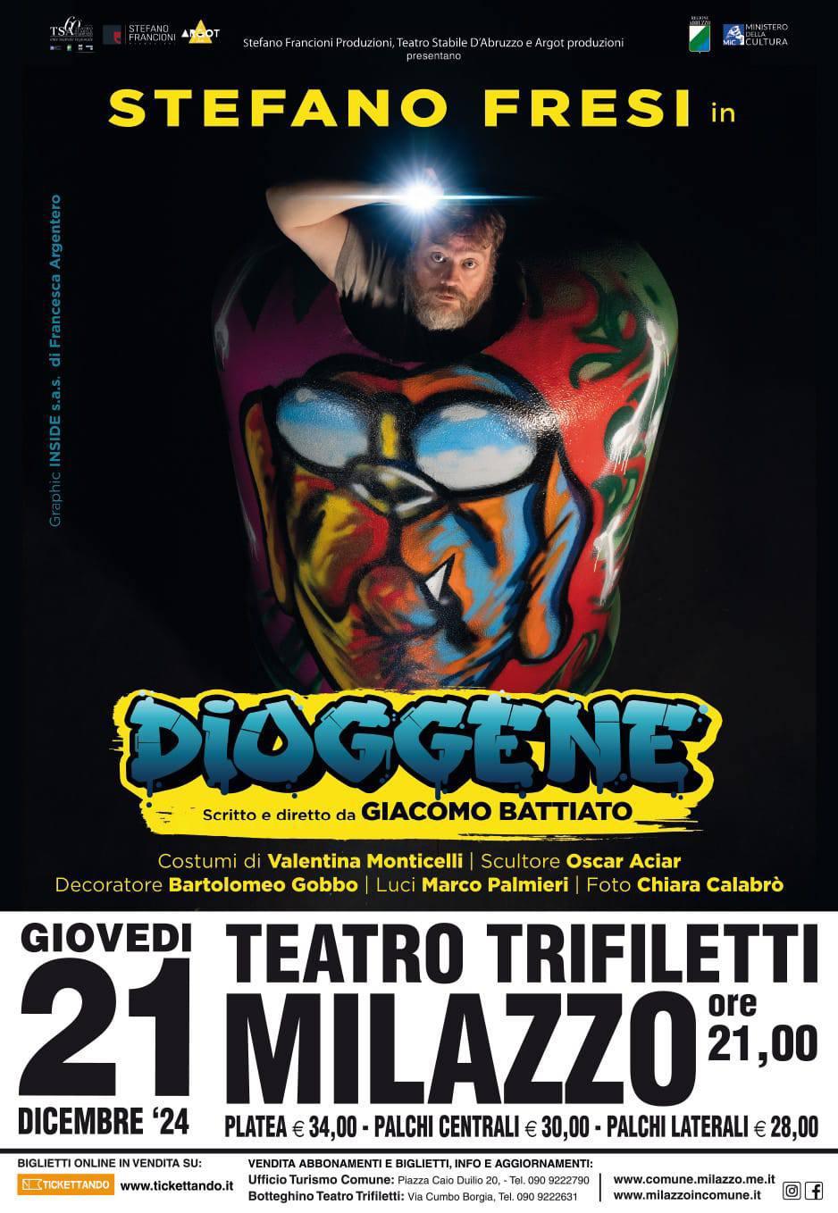 Dioggene - con Stefano Fresi (inizio ore 21:00)