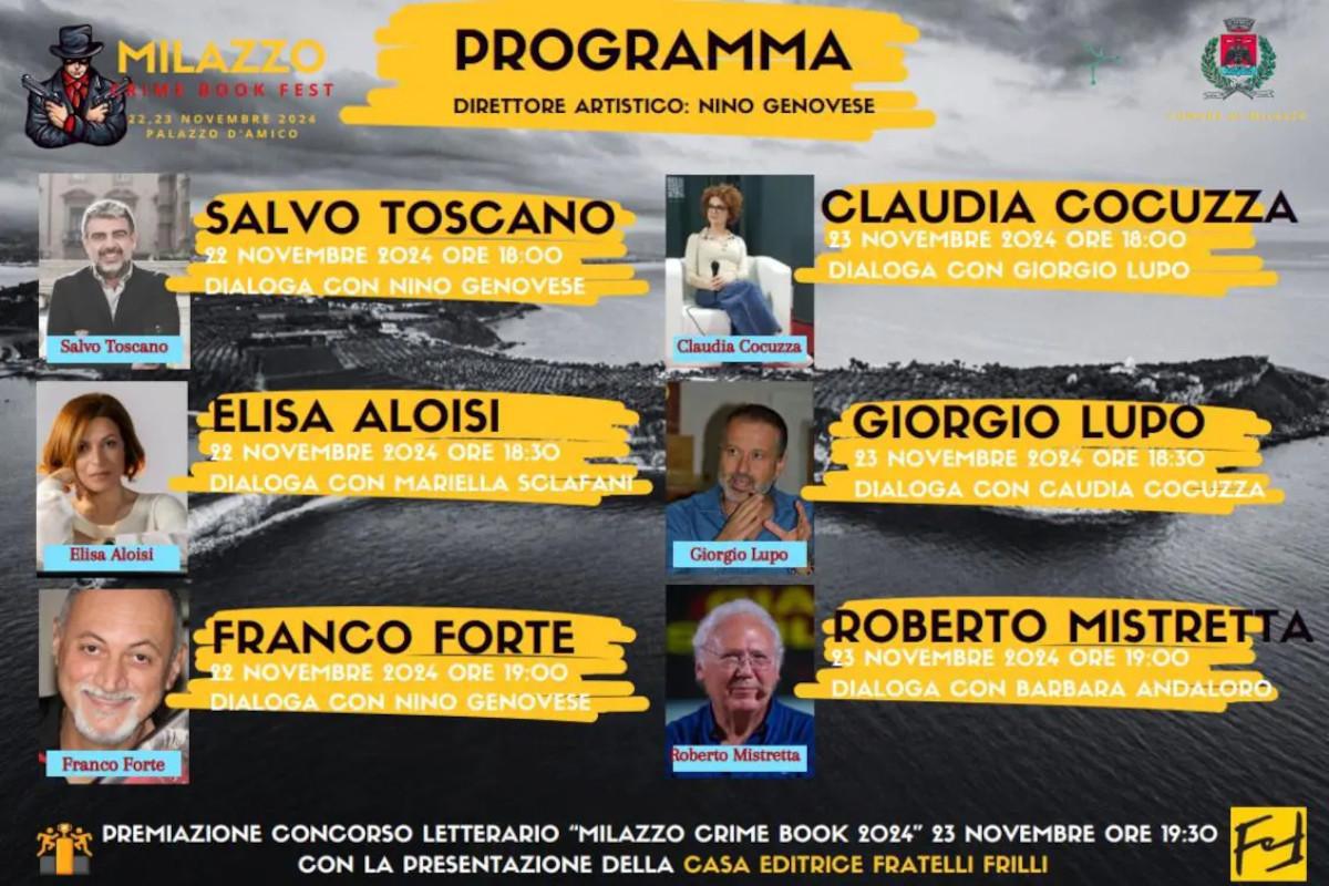 Festival del libro "Milazzo Crime Book Fest" (inizio ore 18:00)