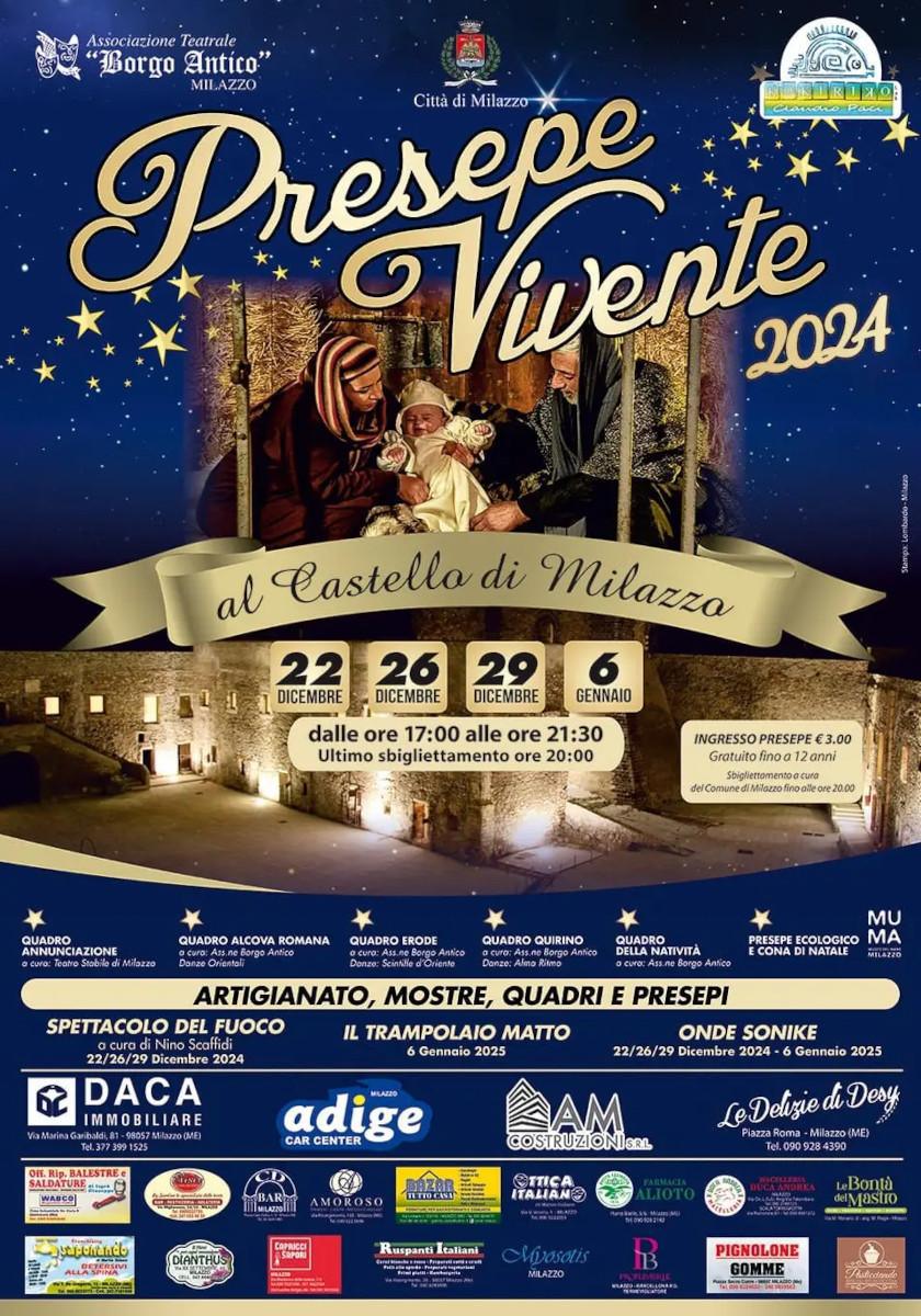 Presepe Vivente 2024 - al Castello di Milazzo (inizio ore 17:00)