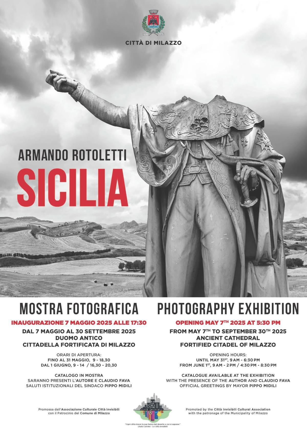Mostra fotografica “SICILIA” di Armando Rotoletti