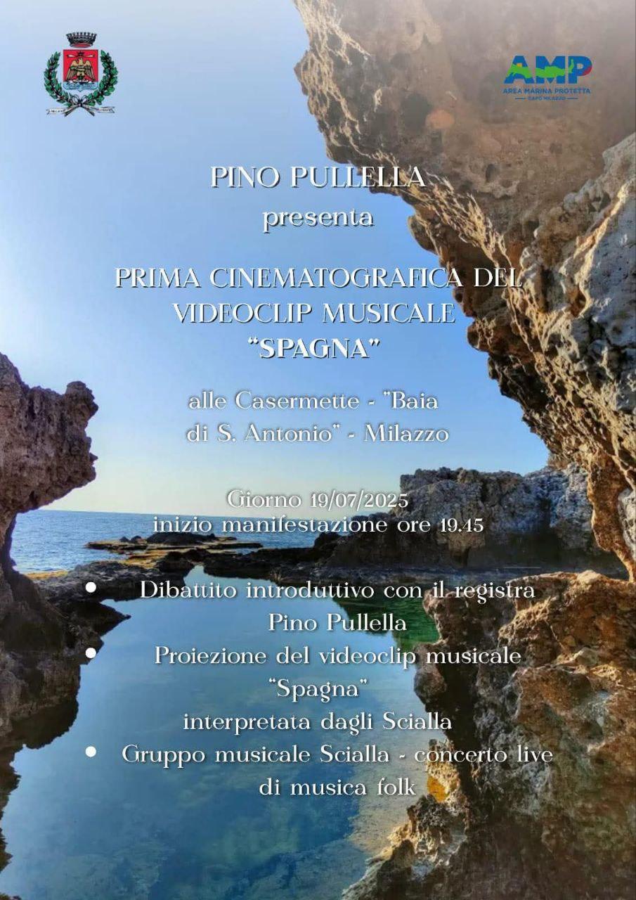Prima Cinematografica del Videoclip Musicale "Spagna" (inizio ore 19.45)