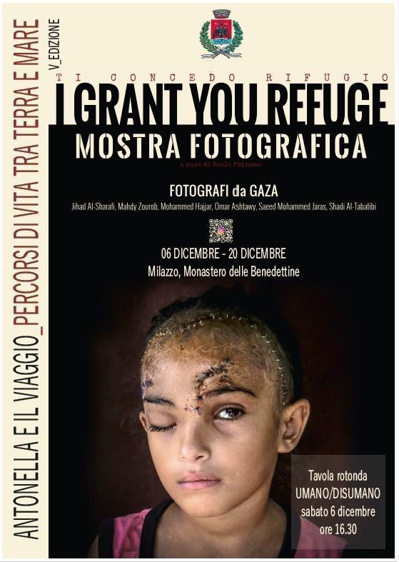 I Grant You Refuge. Fotografi da Gaza Mostra fotografica itinerante