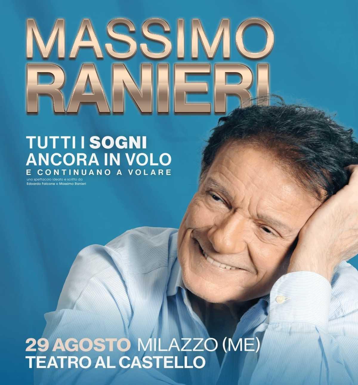Massimo Ranieri "Tutti i sogni ancora in volo" (dalle ore 21.00)