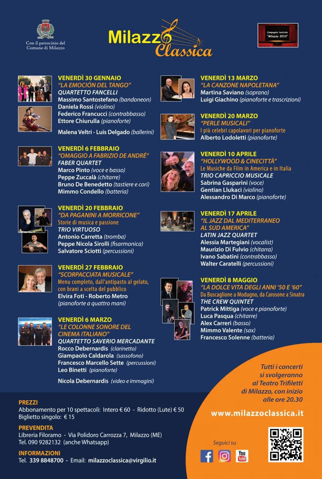 "Scorpacciata musicale" Menu completo, dall'antipasto al gelato, con brani... a scelta del pubblico! (inizio ore 20.30)