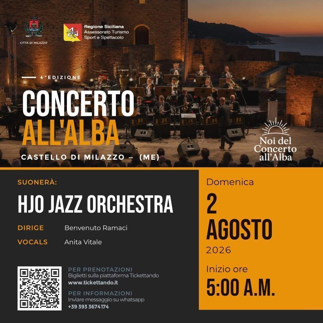 “Concerto all’Alba” quarta edizione (inizio ore 5:00)