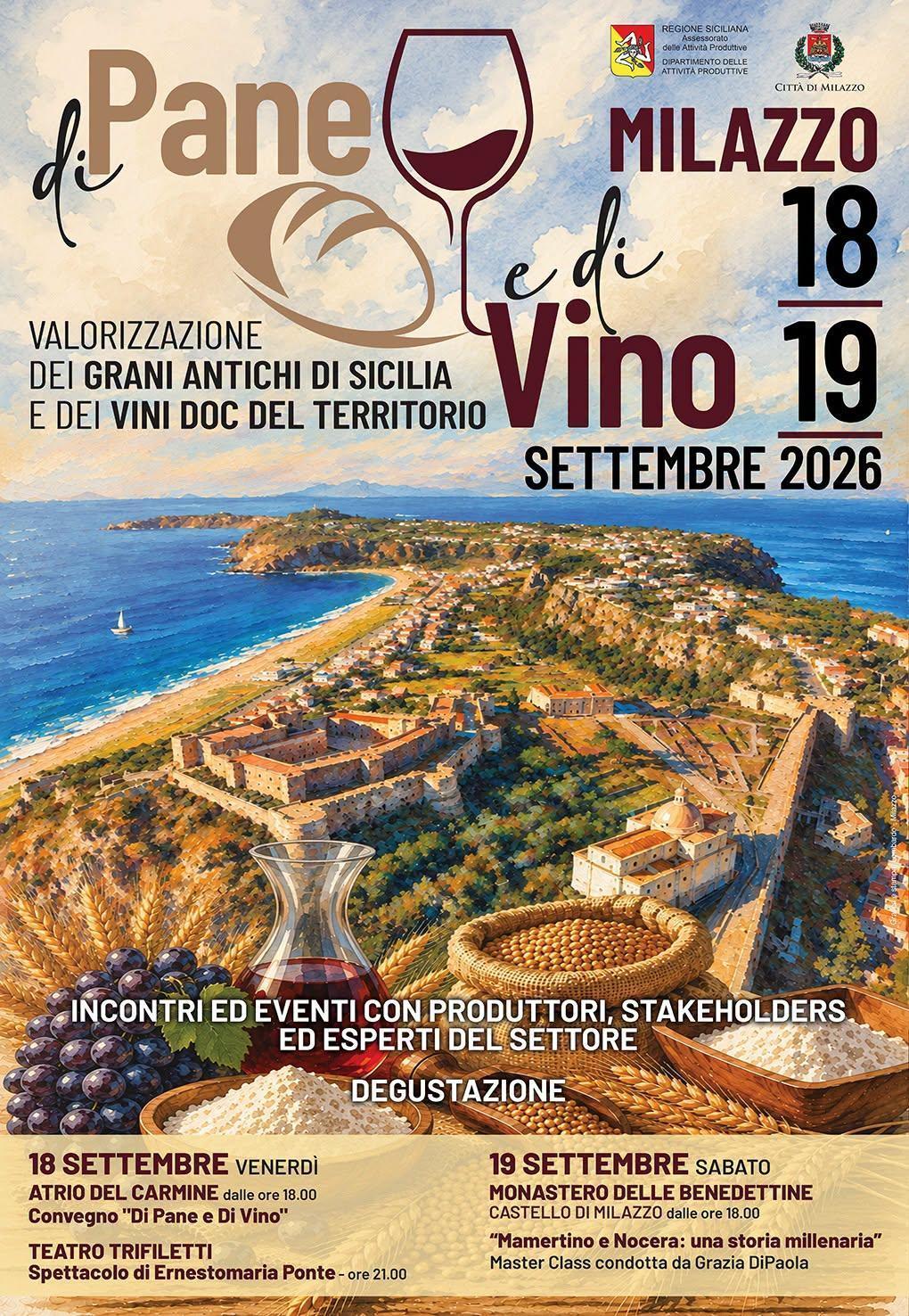Convegno "Di Pane e di Vino" (Inizio ore 18.00)