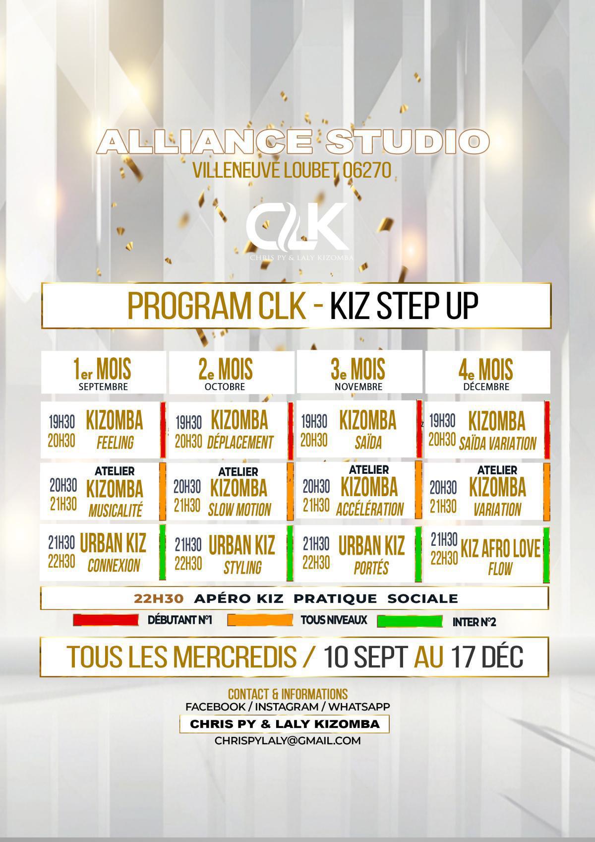 PROGRAMME KIZ STEP UP