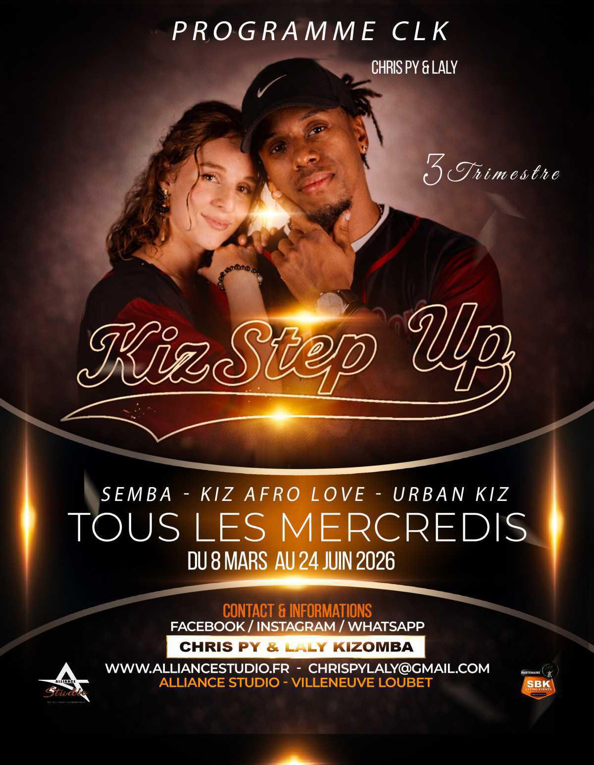 Demande de participation au programme Kiz Step Up 3 - Avril à Juin