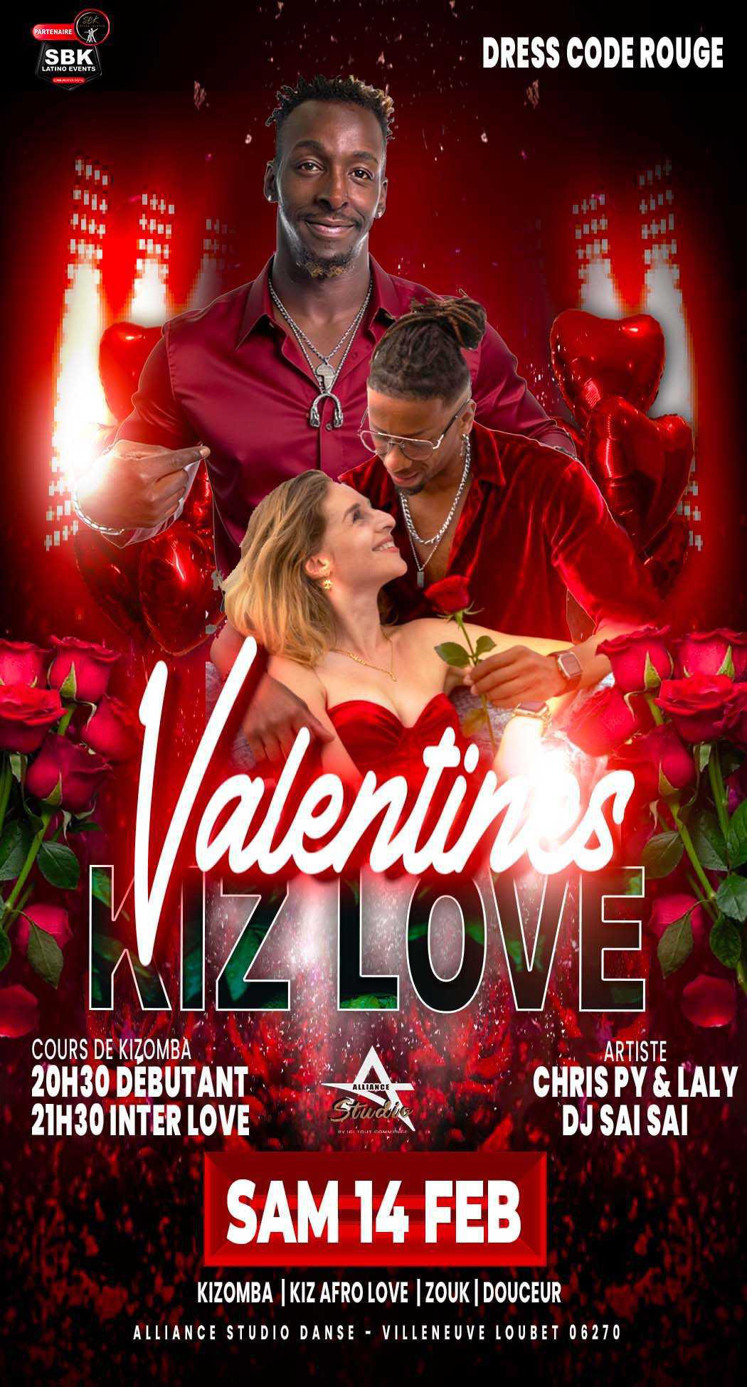 Cours & Soiree Valentin de KIzombieros - Urban Love - Samedi 14 Février Cours & Soiree Valentin de KIzombieros - Urban Love - Samedi 14 Février