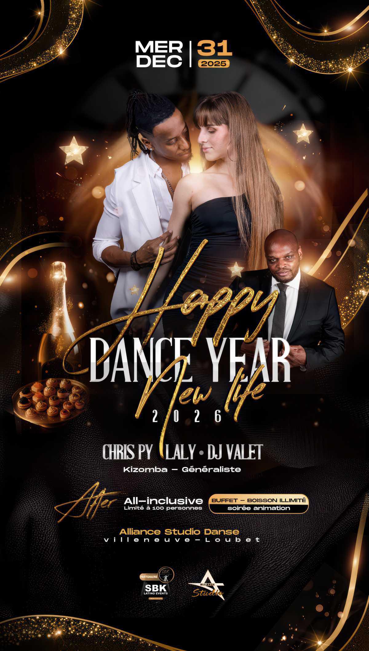 Happy Dance Year 2026 - Réveillon Alliance Kizomba 