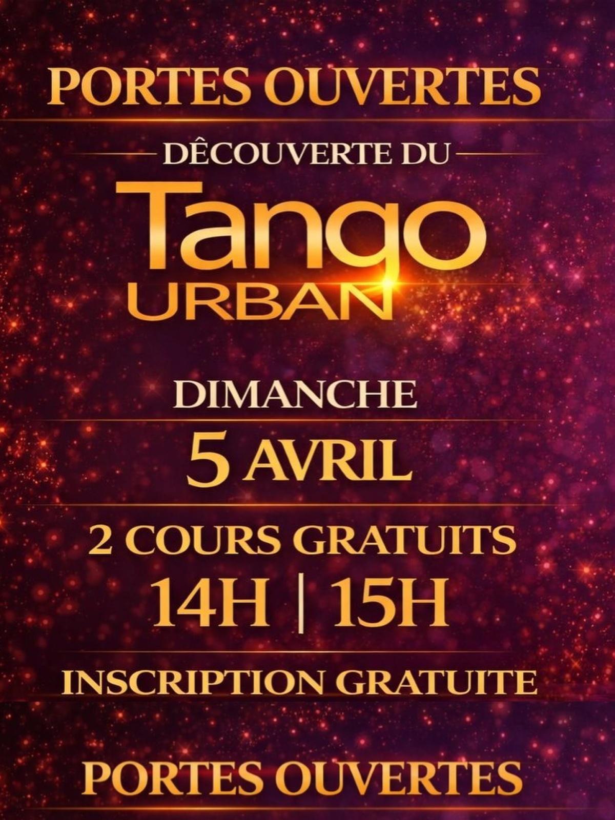 Inscription à la journée découverte de Tango argentin et d’Urban Tango ( Gratuit ) 