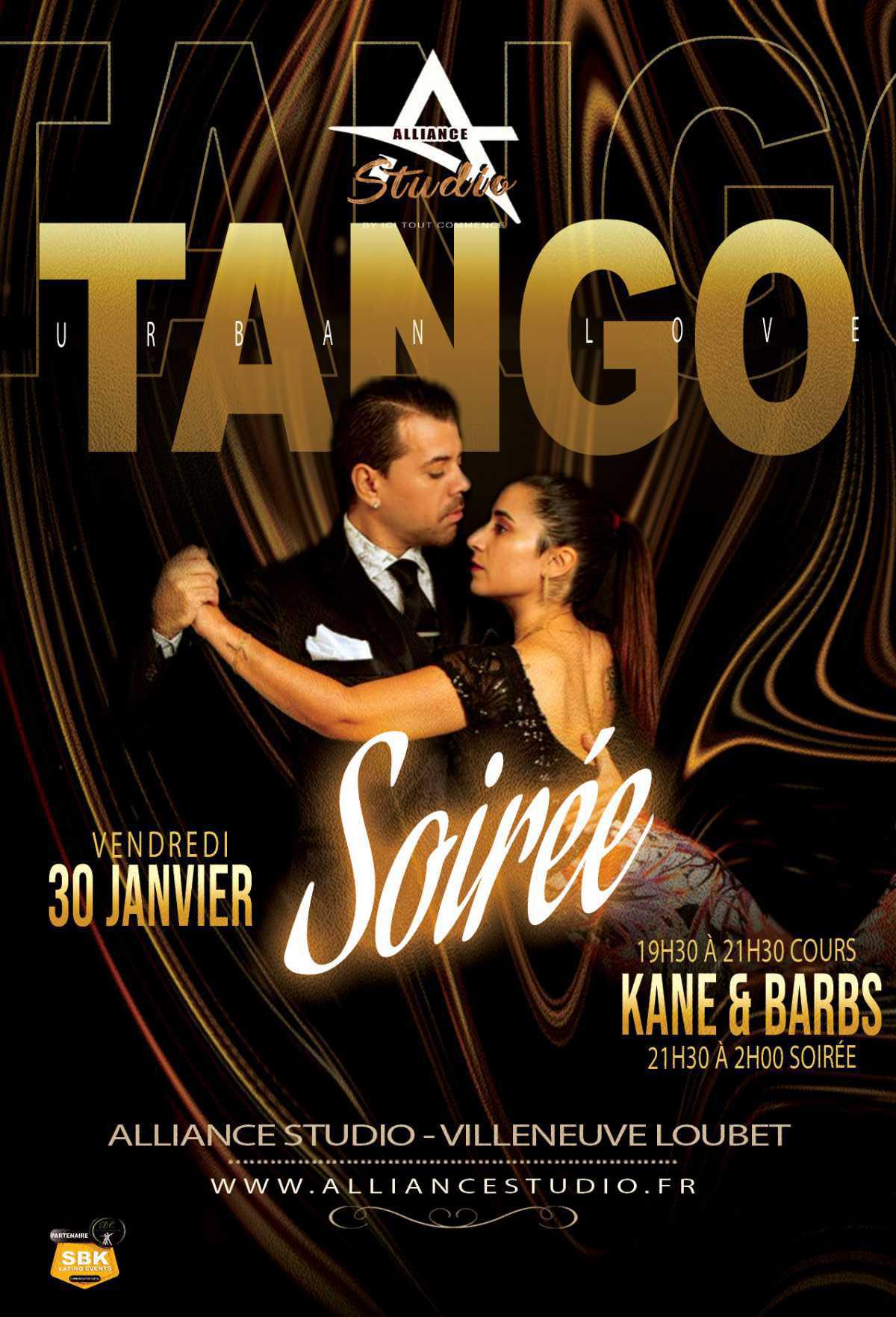 Soirée Urban love Tango - Vendredi 30 Janvier Soirée Urban love Tango - Vendredi 30 Janvier