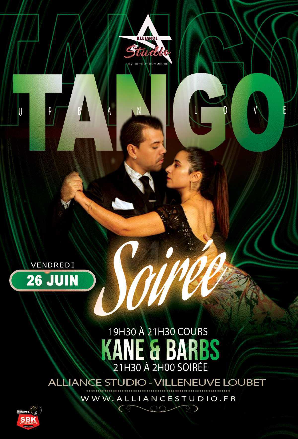 Soirée Urban love Tango & Kiz - Vendredi 26 Juin Soirée Urban love Tango & Kiz - Vendredi 26 Juin