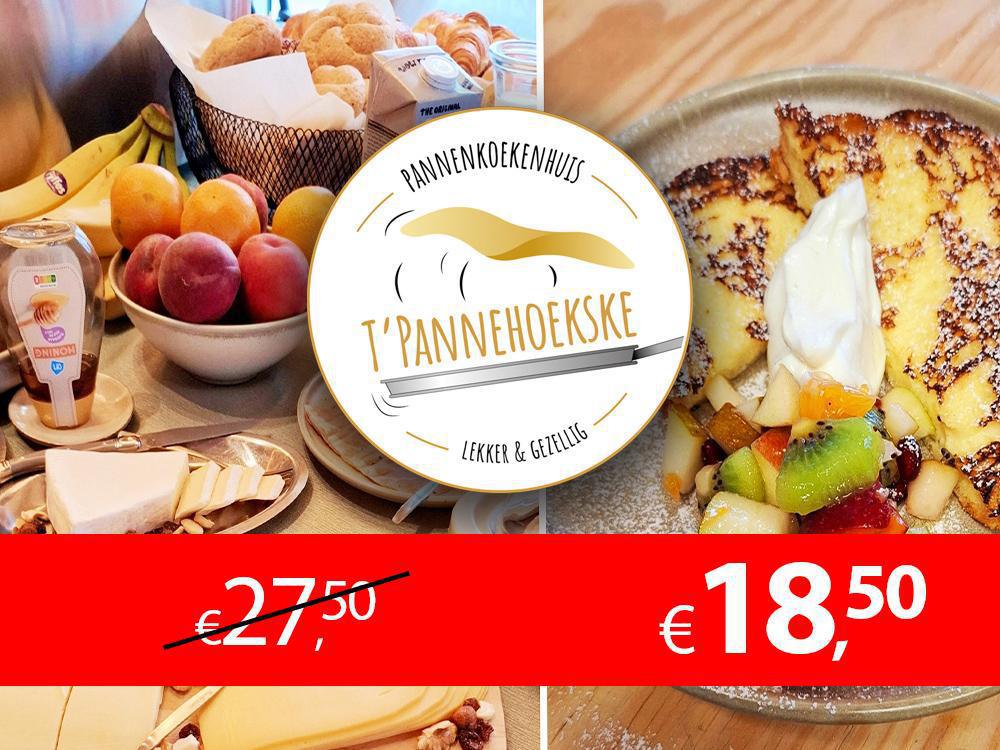 Ontbijt naar keuze of brunchbuffet met thema + glaasje cava Ontbijt naar keuze of brunchbuffet met thema + glaasje cava