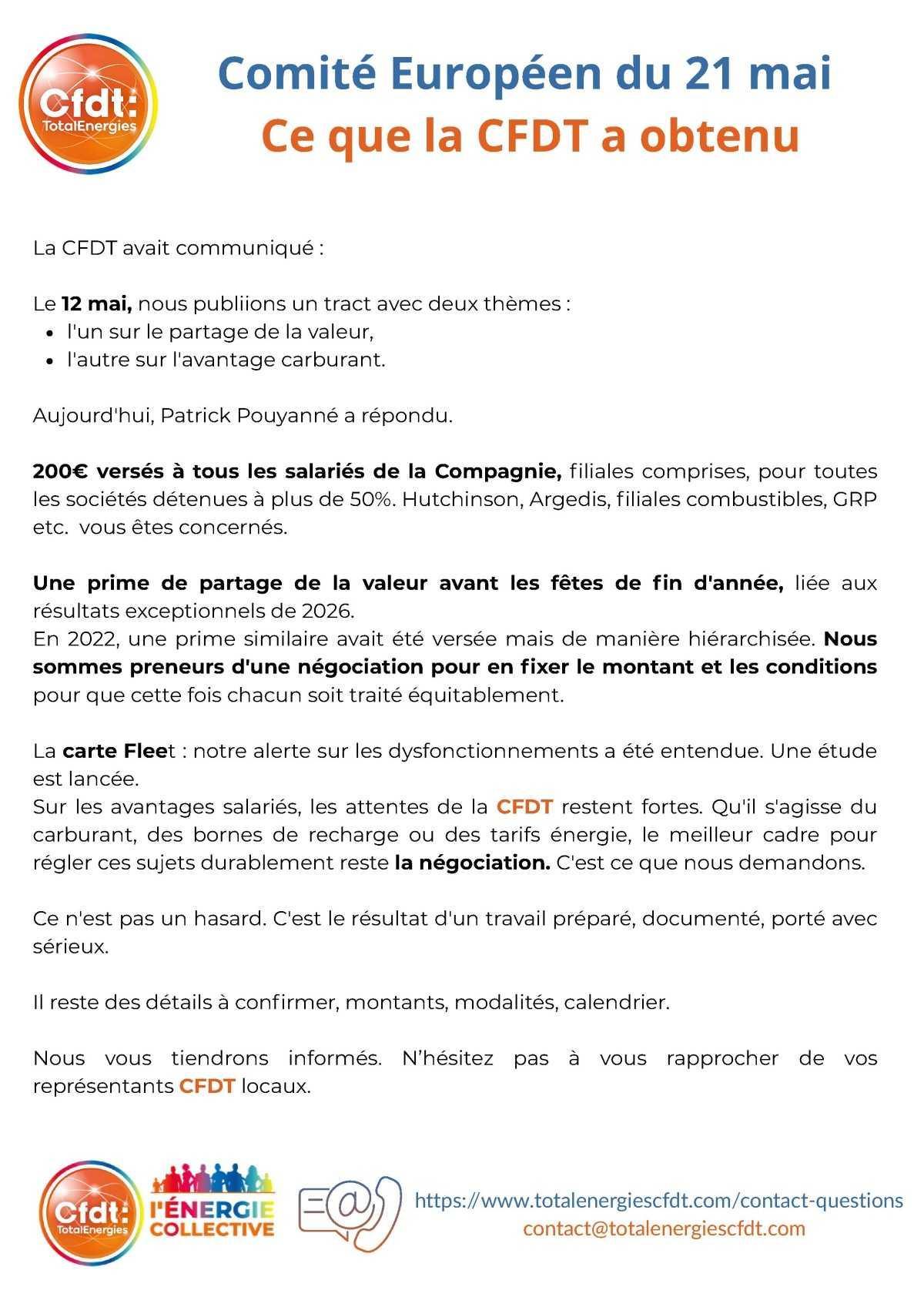Comité Européen du 21/05/26