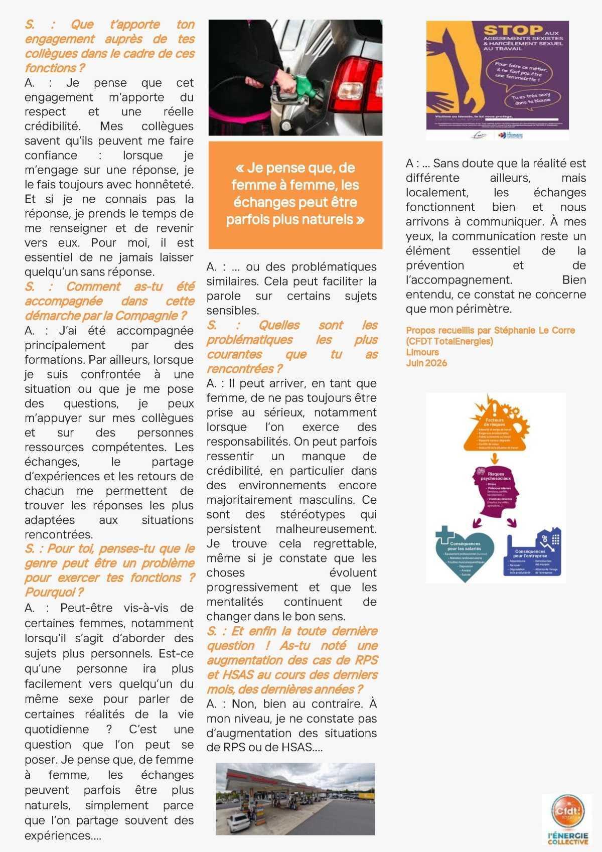 Focus sur Anne BODART - référente RPS & HSAS - ARGEDIS Focus sur Anne BODART - référente RPS & HSAS - ARGEDIS