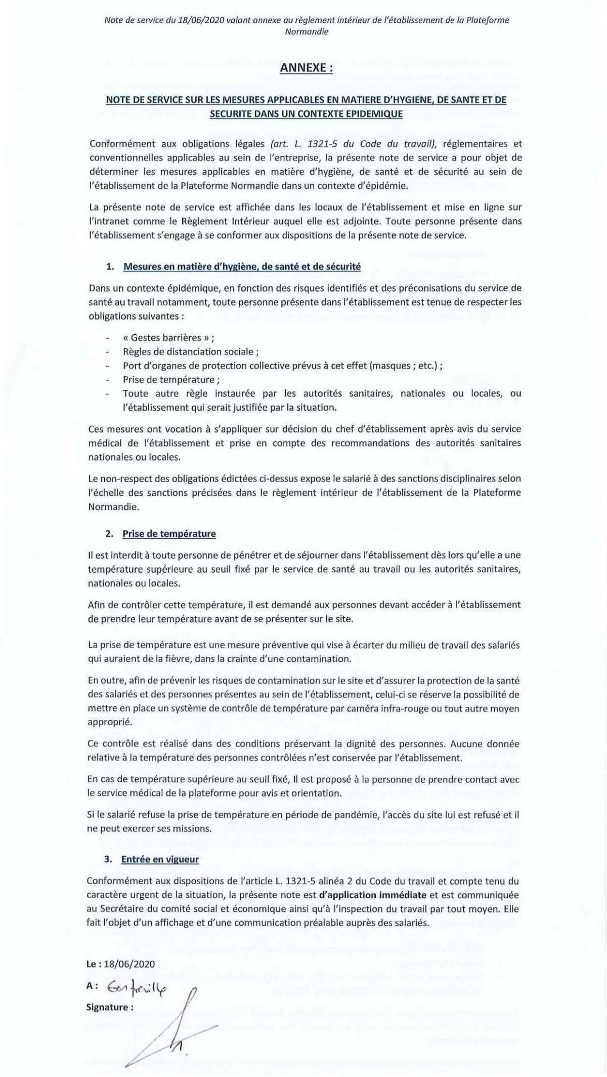 Règlement Intérieur