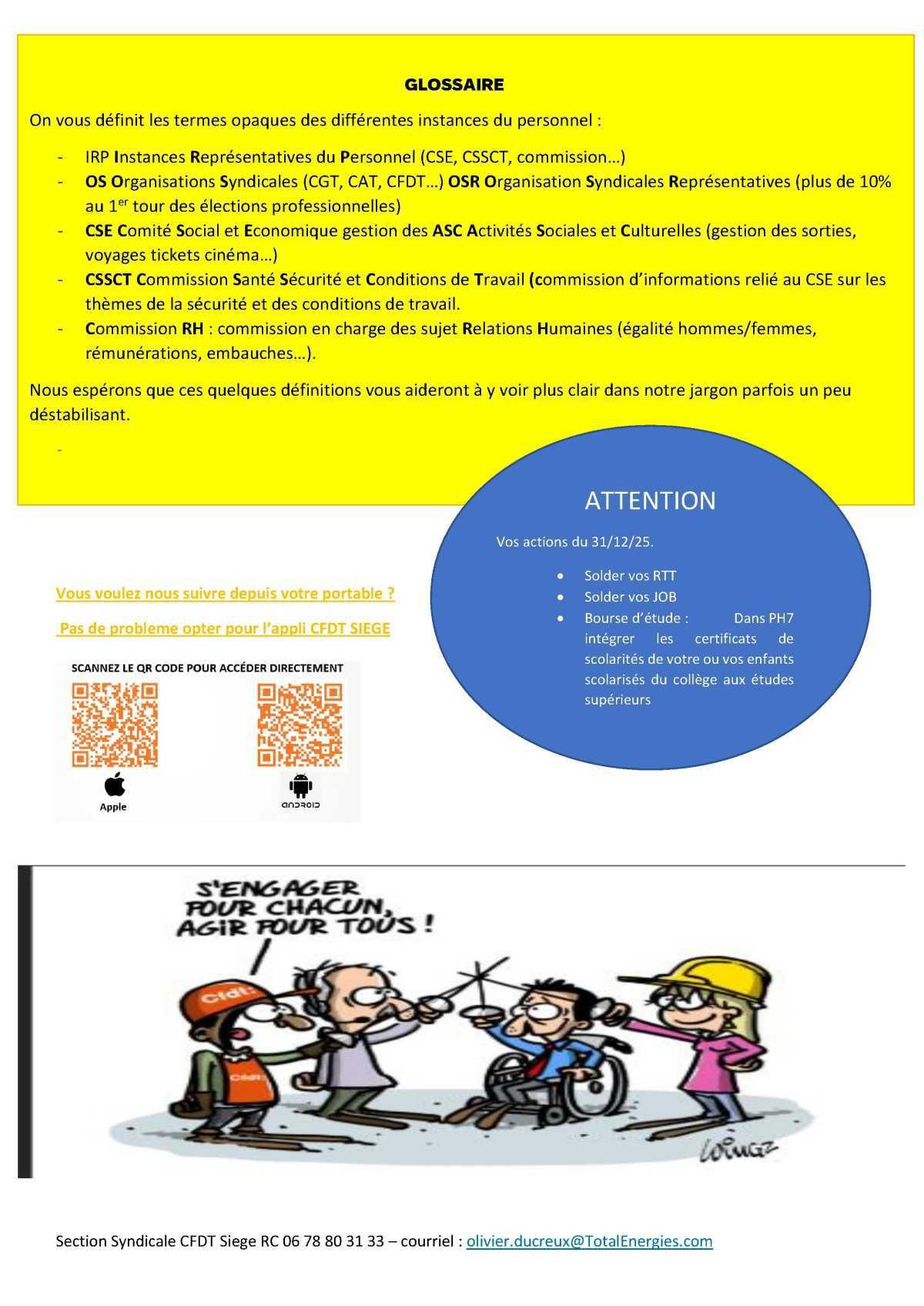 Mensuel CFDT RC Siège - N°1