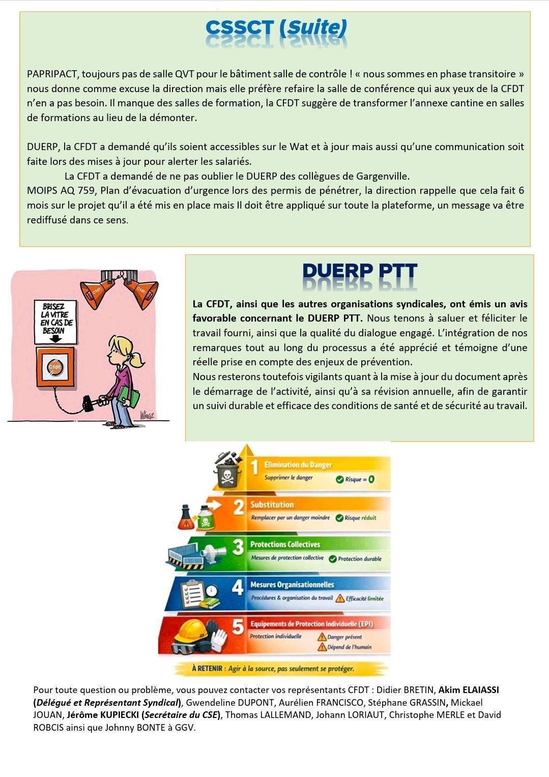 CSE Mai - Informations syndicales CFDT