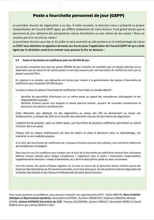 CSE Juin - information syndicales CFDT