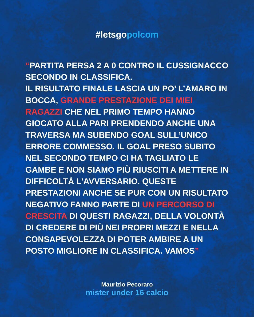 Voci dal campo: weekend 22/23 novembre