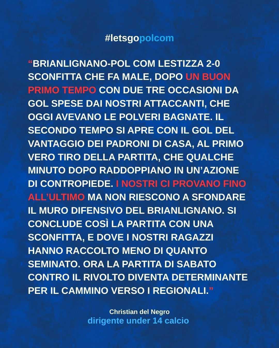 Le analisi della settimana 