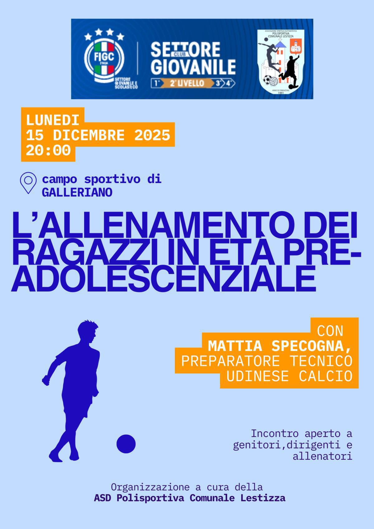 L’allenamento dei ragazzi in età pre-adolescenziale L’allenamento dei ragazzi in età pre-adolescenziale