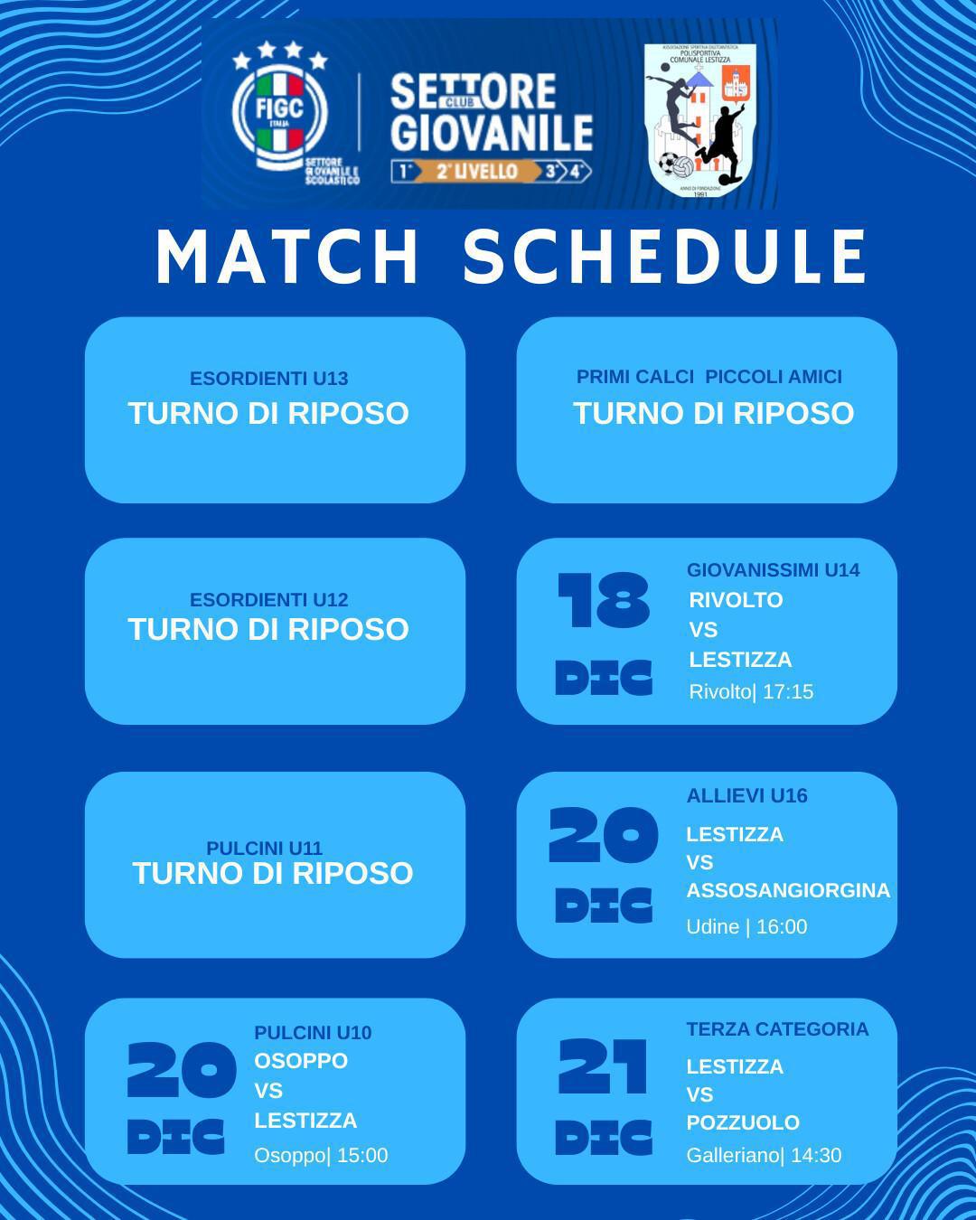 Gli eventi della settimana 