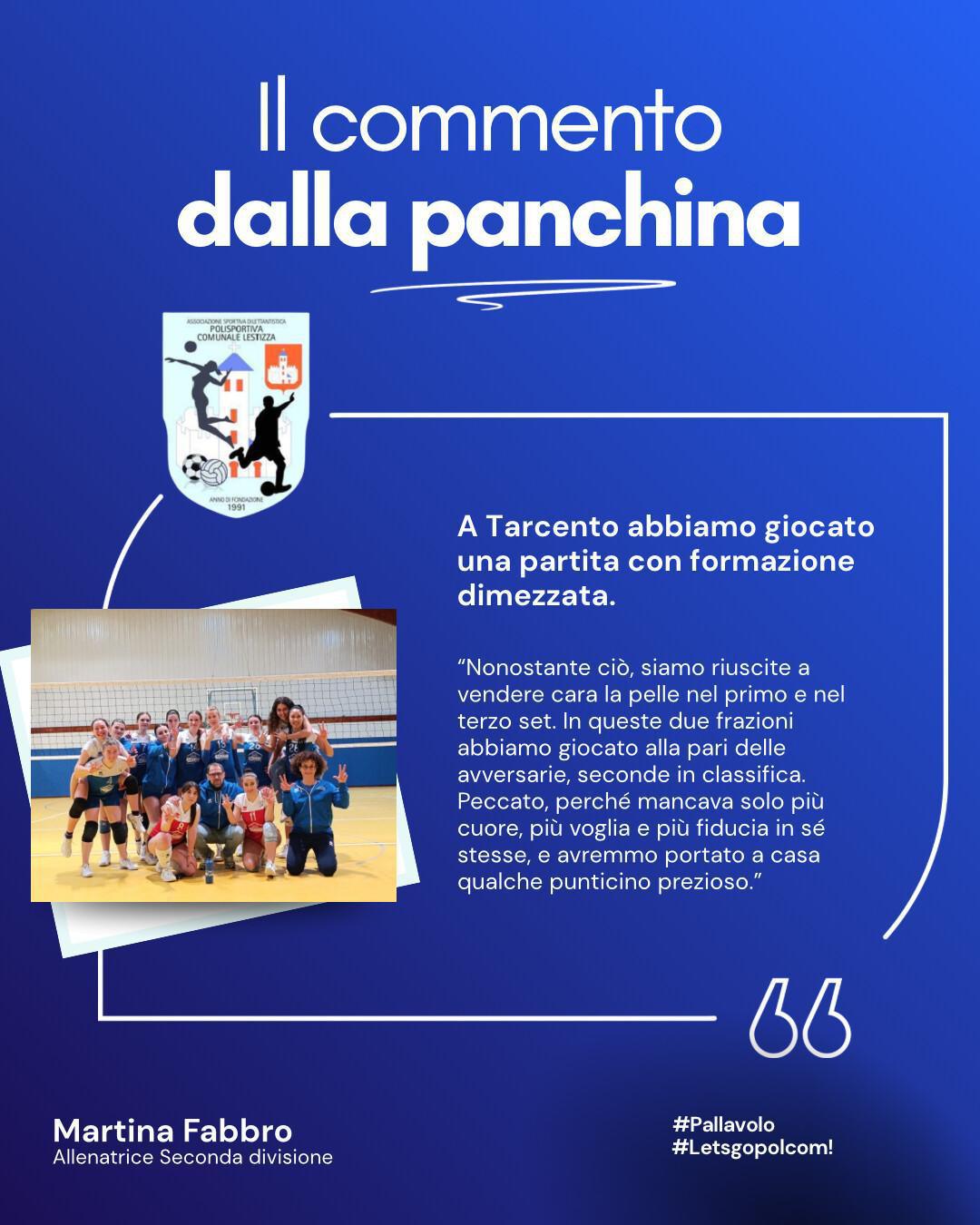 commento dalla panchina 