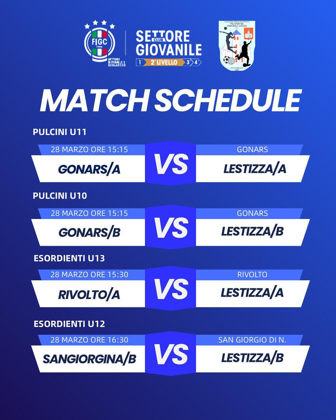 match schedule 