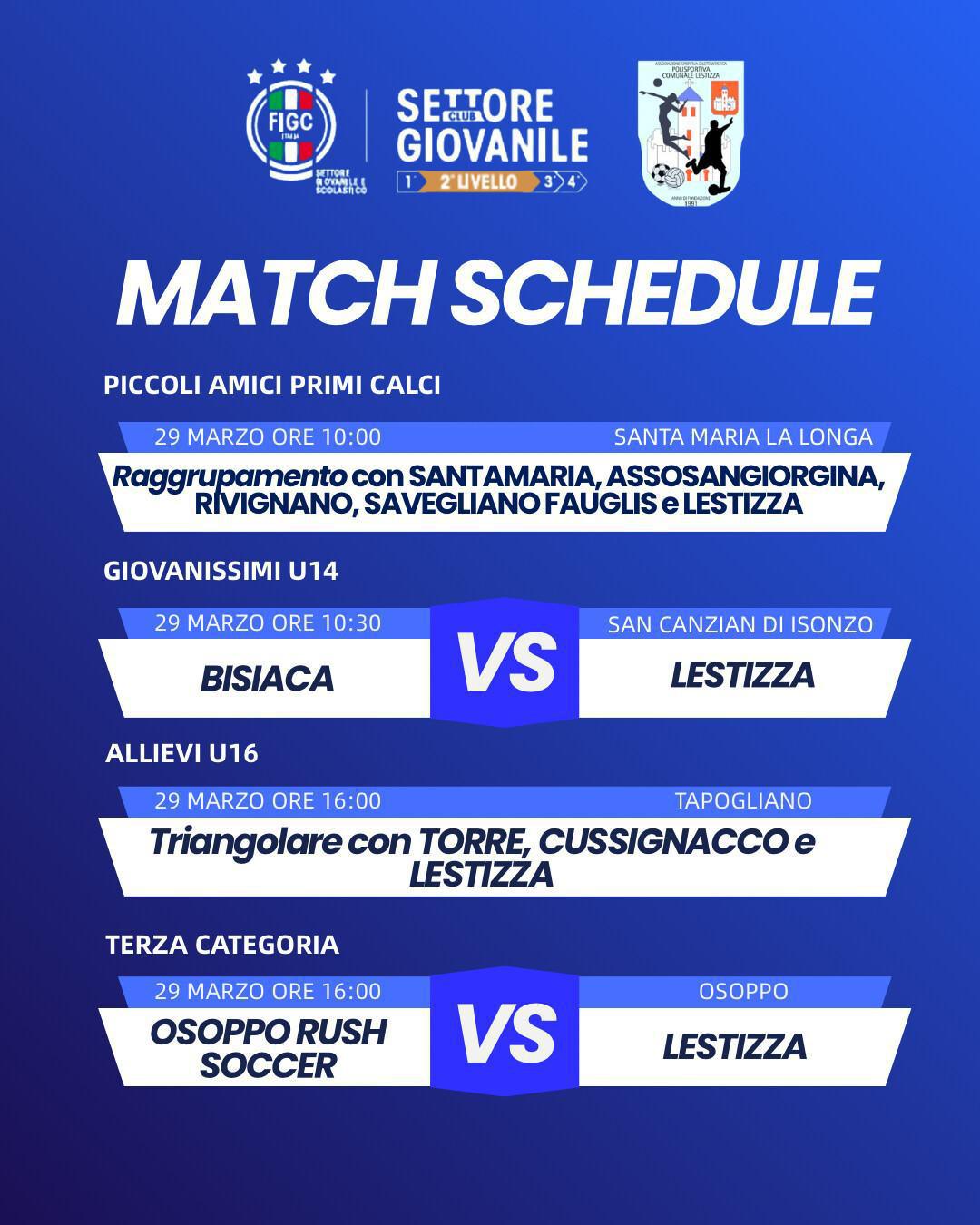 match schedule 