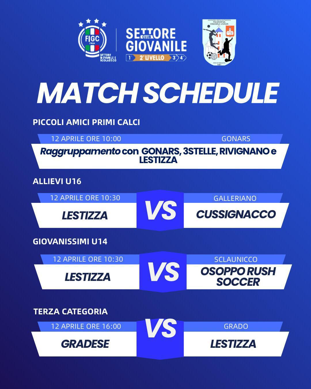 Calendario settimanale 