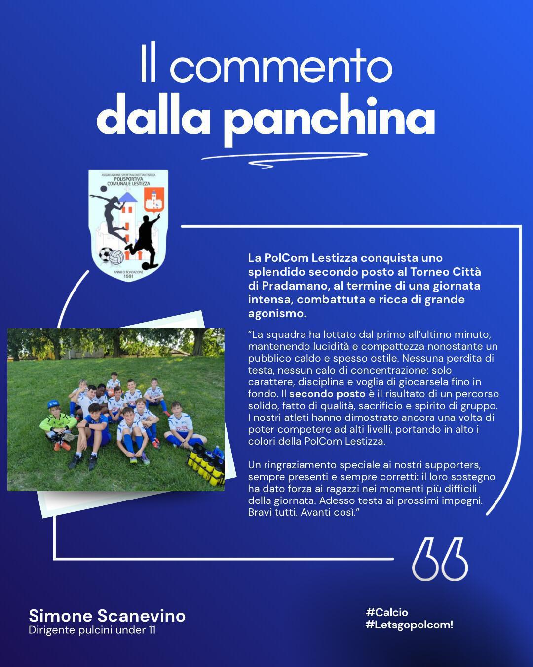 Vicecampioni al torneo Città di Pradamano
