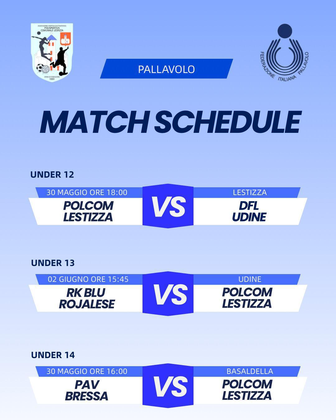 Calendario della settimana