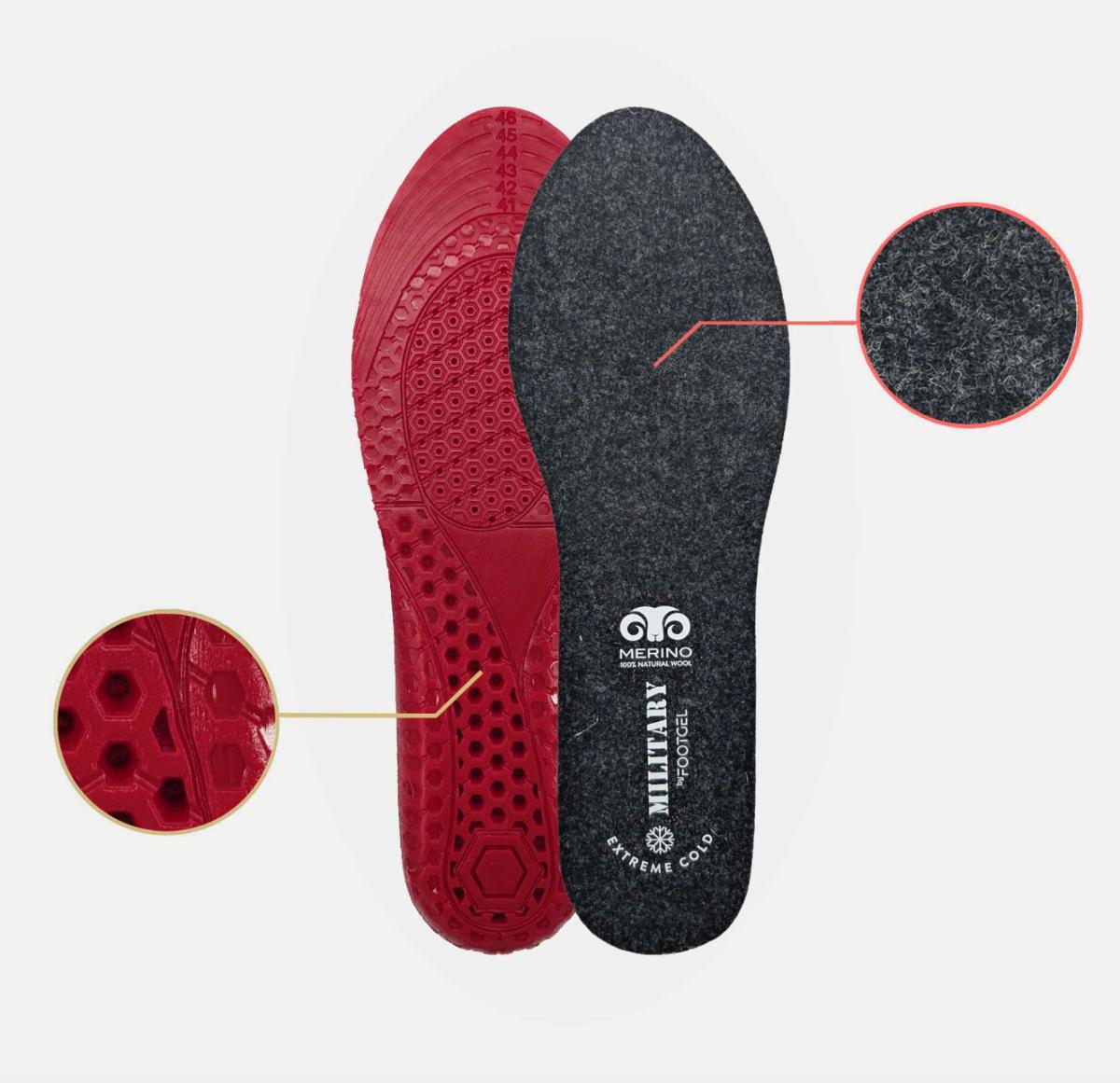 PLANTILLAS MILITARES FRIO EXTREMO - FOOTGEL