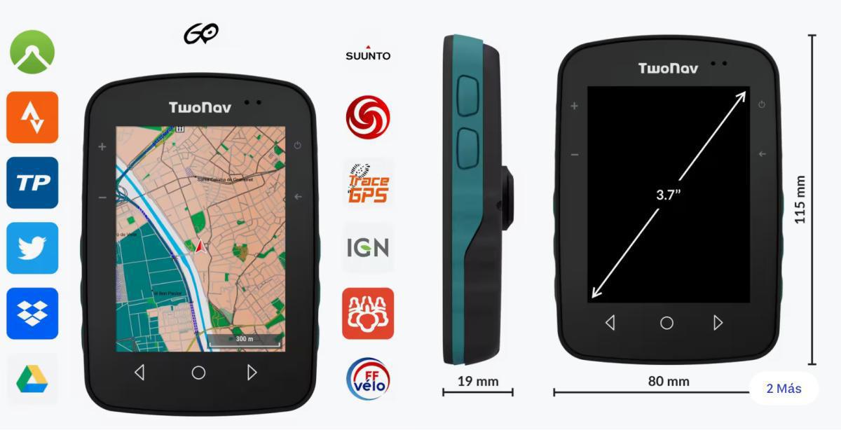 GPS TERRA TWONAV (64 GB) + Mapa España IGN Topo 1:25000 GPS TERRA TWONAV (64 GB) + Mapa España IGN Topo 1:25000