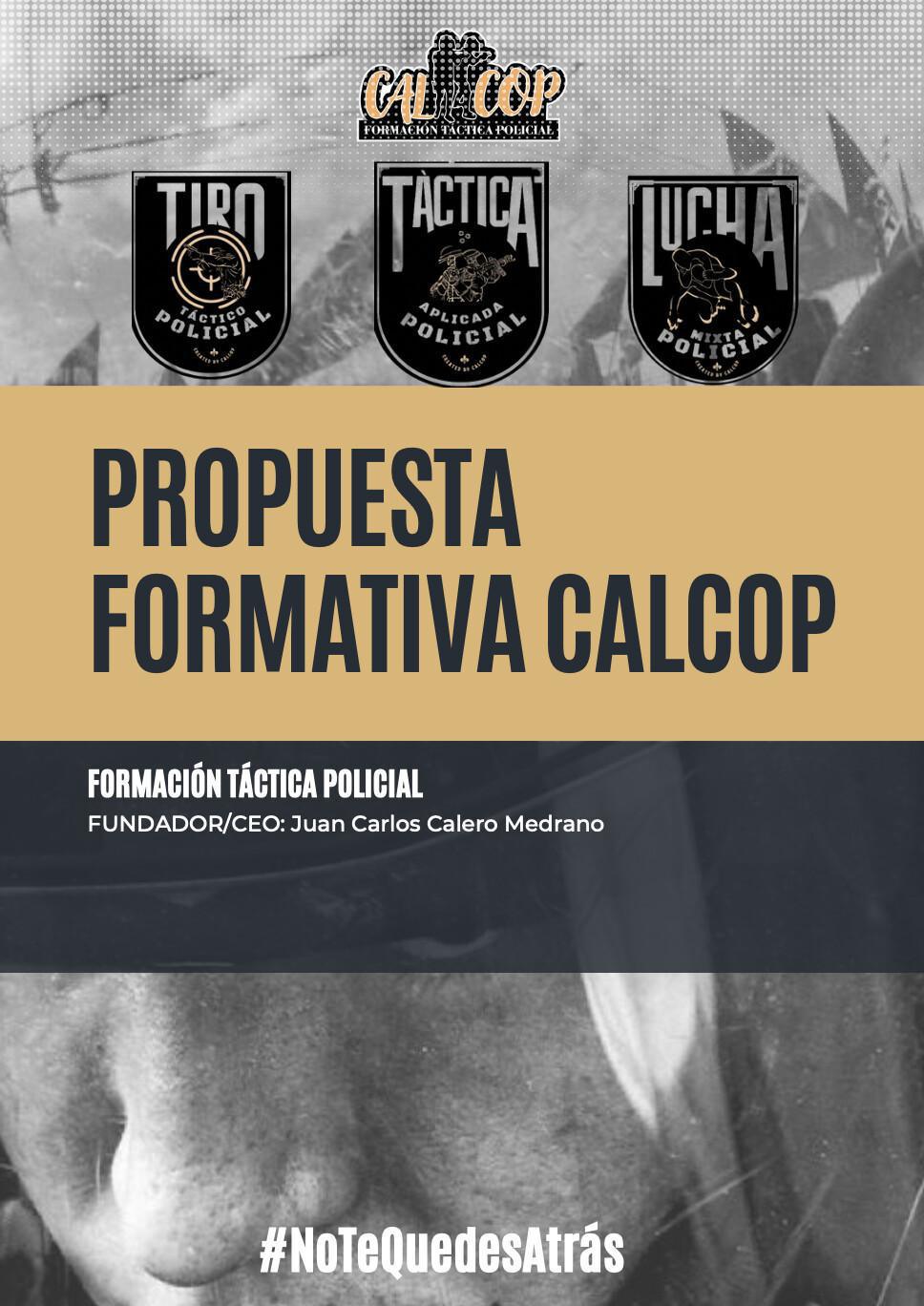 ASOCIACIÓN CALCOP TÁCTICA POLICIAL ASOCIACIÓN CALCOP TÁCTICA POLICIAL