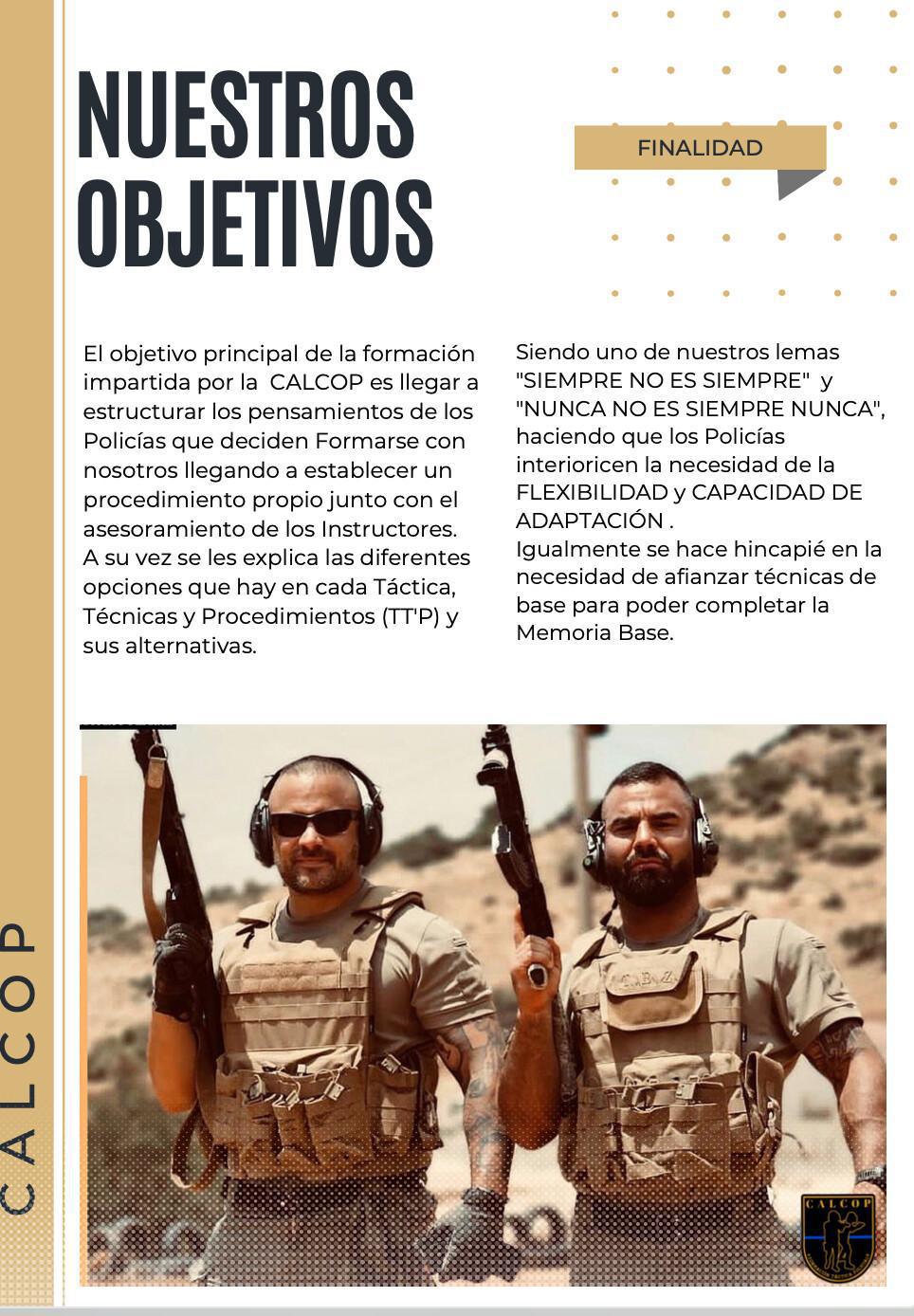 ASOCIACIÓN CALCOP TÁCTICA POLICIAL ASOCIACIÓN CALCOP TÁCTICA POLICIAL